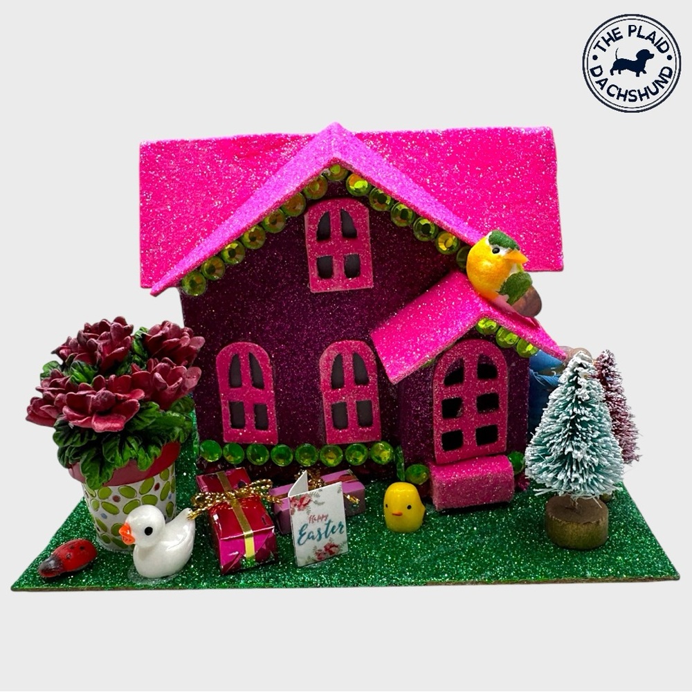 Glitter Spring  Putz House